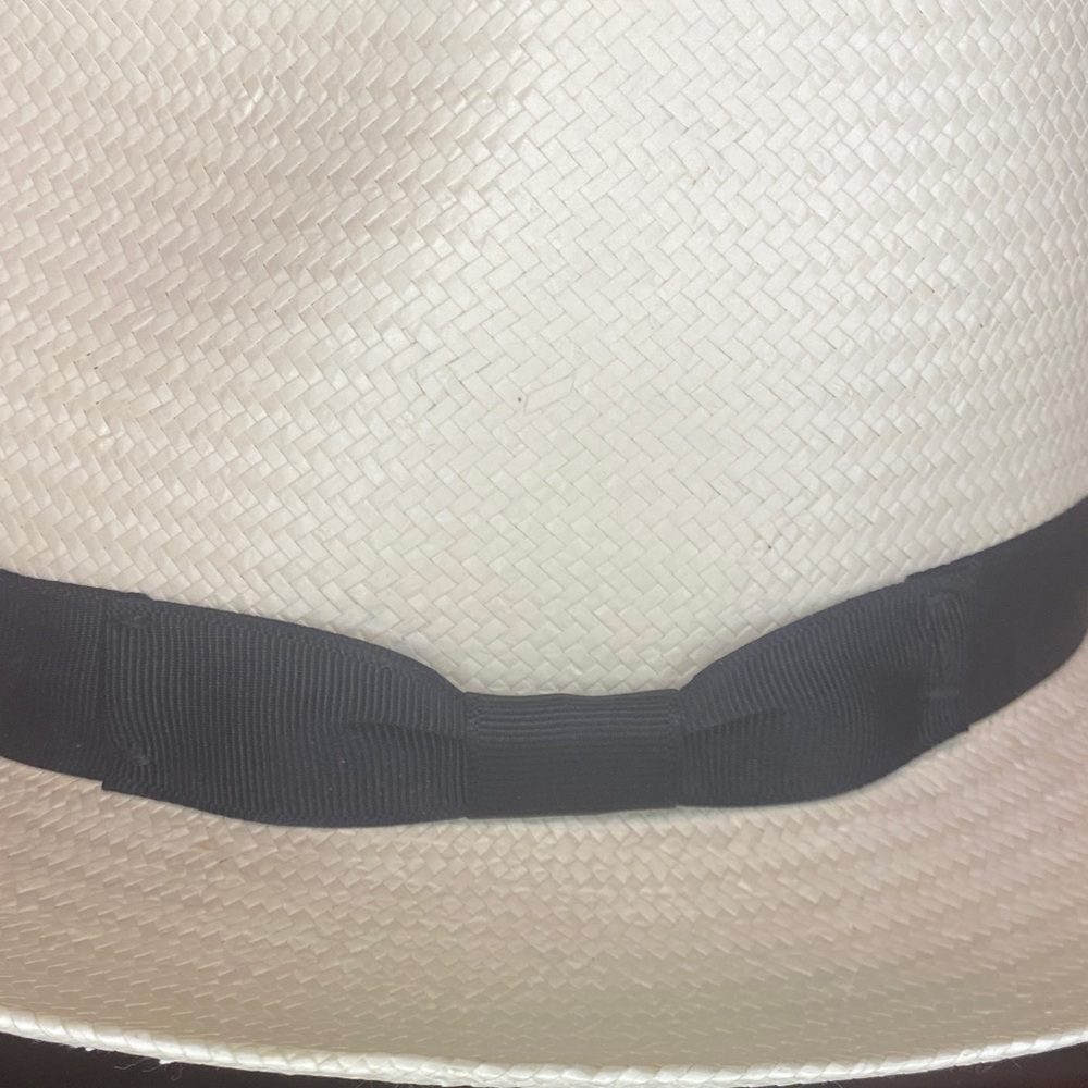 Stetson Light Straw Fedora Hat - Ivory - Picture 8 of 16